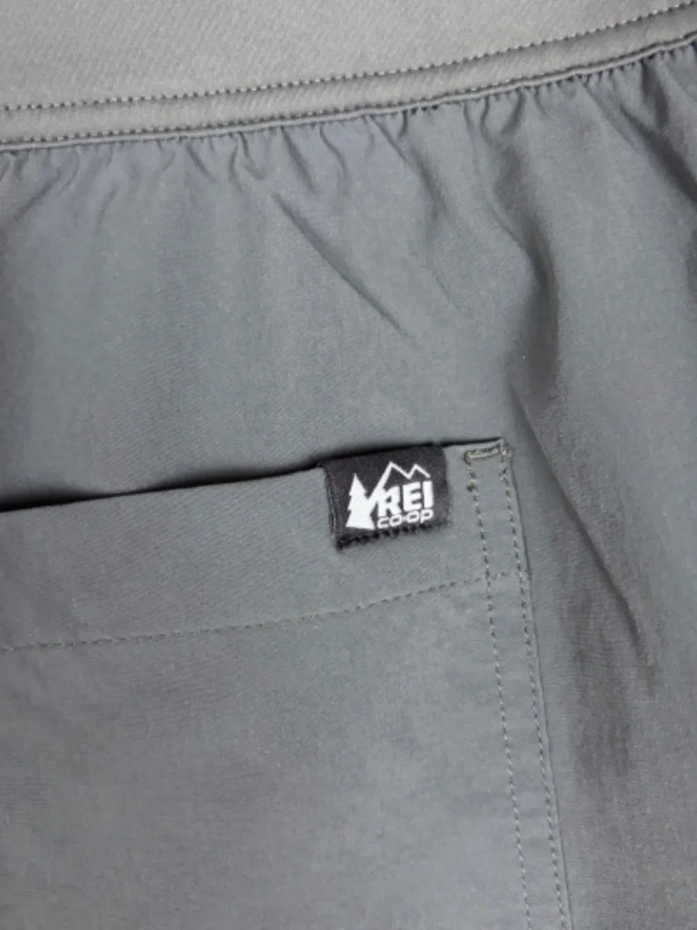 REI Convertible Pants Mens XXL Tall Gray Zip Off Cargo Stretch Hiking Outdoor